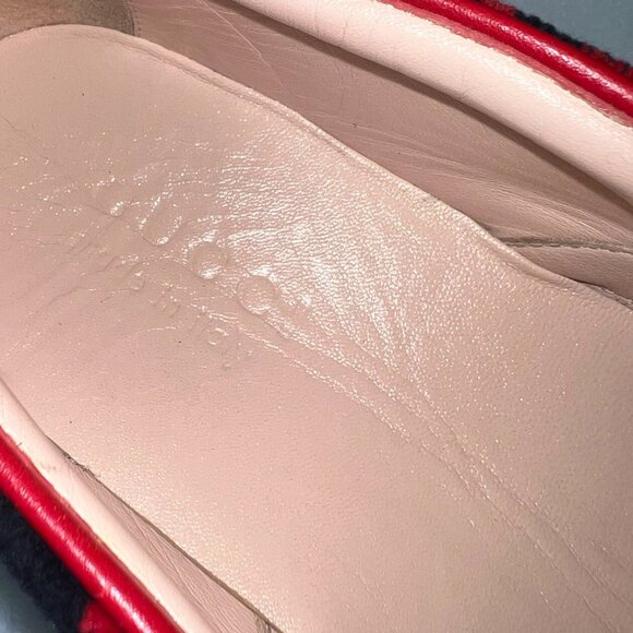 GUCCI Web GG Low Sneakers Black Velour 7.5 G or 8 US 41.5 EUR - Picture 9 of 16